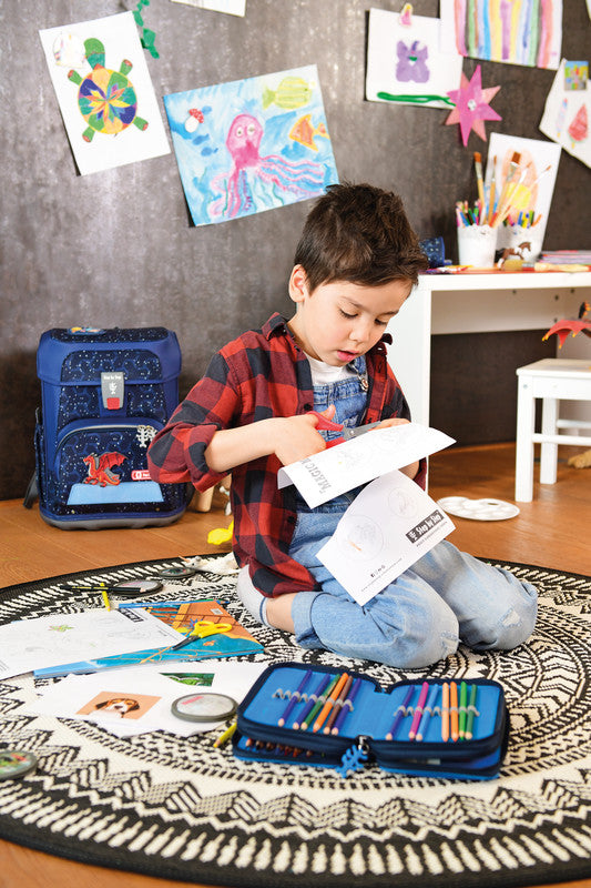 Step by Step Schulrucksack-Set Cloud – 5-teilig – Star Astronaut Cosmo – Recycelte Materialien
