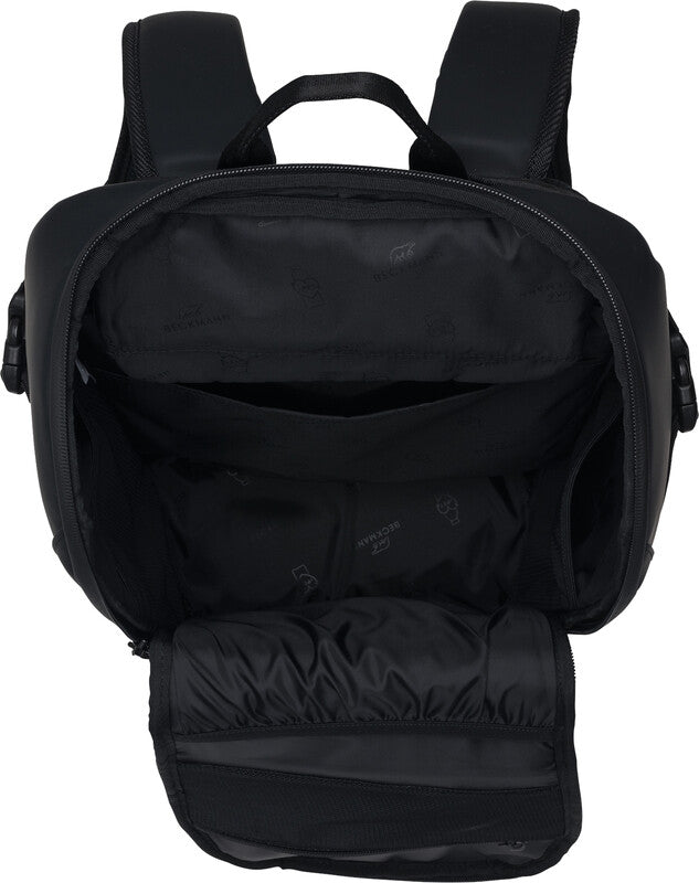 Beckmann Street Go – Notebook-Rucksack – für 16"-Notebook, 26 l, rPET, schwarz, USB-Buchse