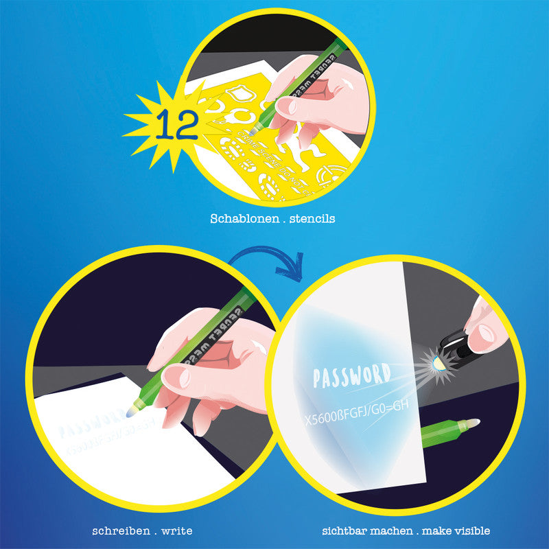 Trendhaus Secret Message Fineliner – transparent