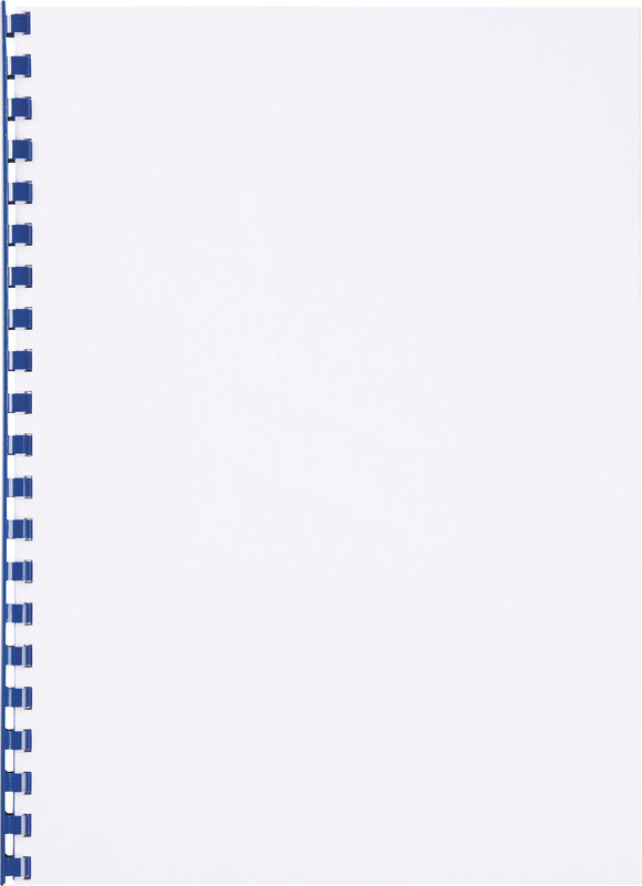 GBC Bindedisc-Ringe – für A4 – Ø 10 mm, blau, Kunststoff – 100 Stk.