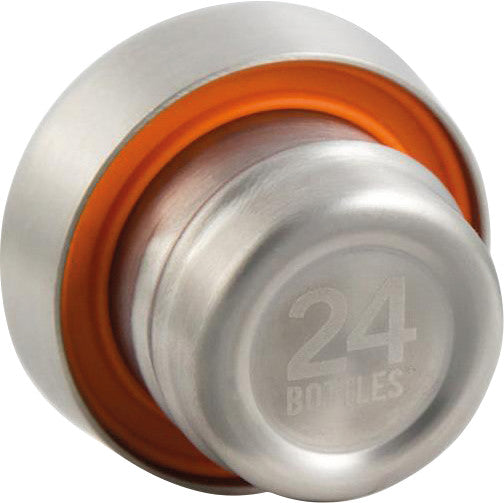 24Bottles Ersatzdeckel für Trinkflasche Clima – Edelstahl, Schraubverschluss, auslaufsicher – Stahl