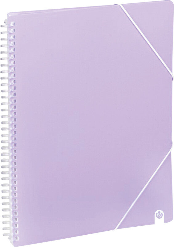 Carchivo Sichtbuch – 40 Sichttaschen, A4, austauschbar, Spiralbindung, mit Fronttasche, glatt, glänzend