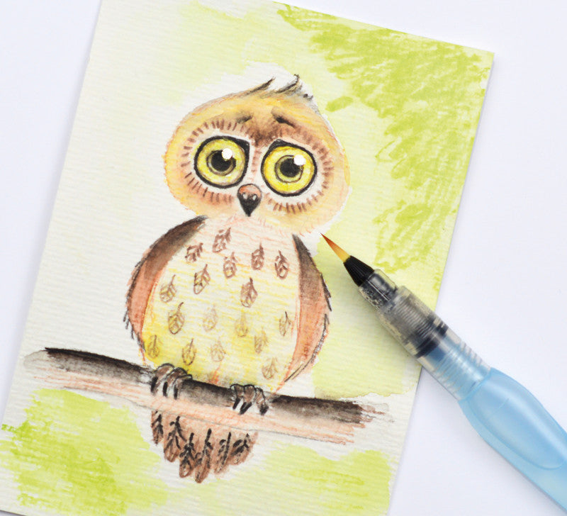 Pentel Wassertankpinsel – Blau, Kunststoff, Länge 125 mm, 1er-Pack