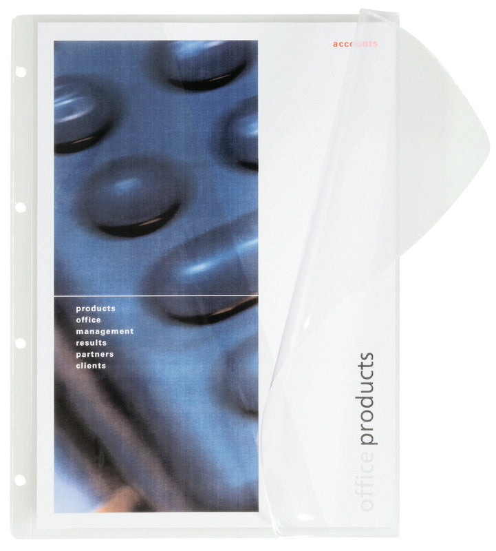 Dufco Sichtmappe A4 – transparent, Kunststoff, glänzend, 150 µm