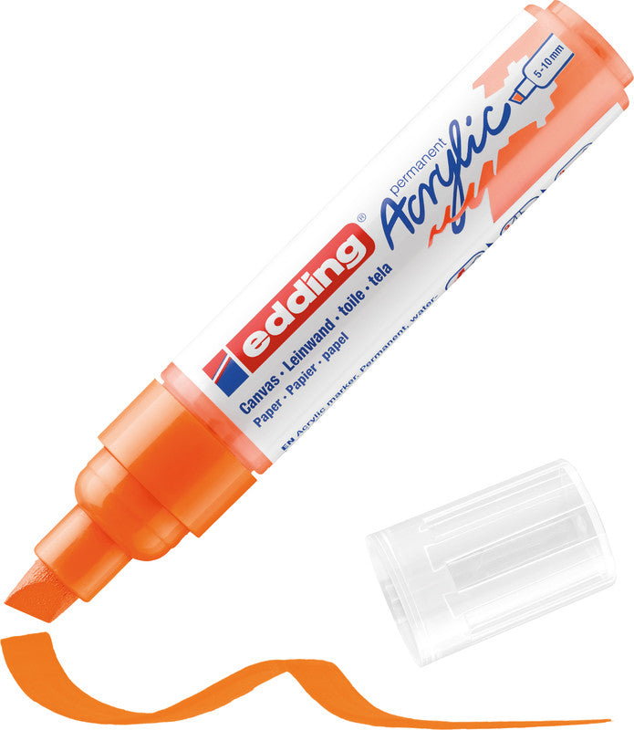 Edding Acrylmarker für Permanentmarker – sortiert, neon