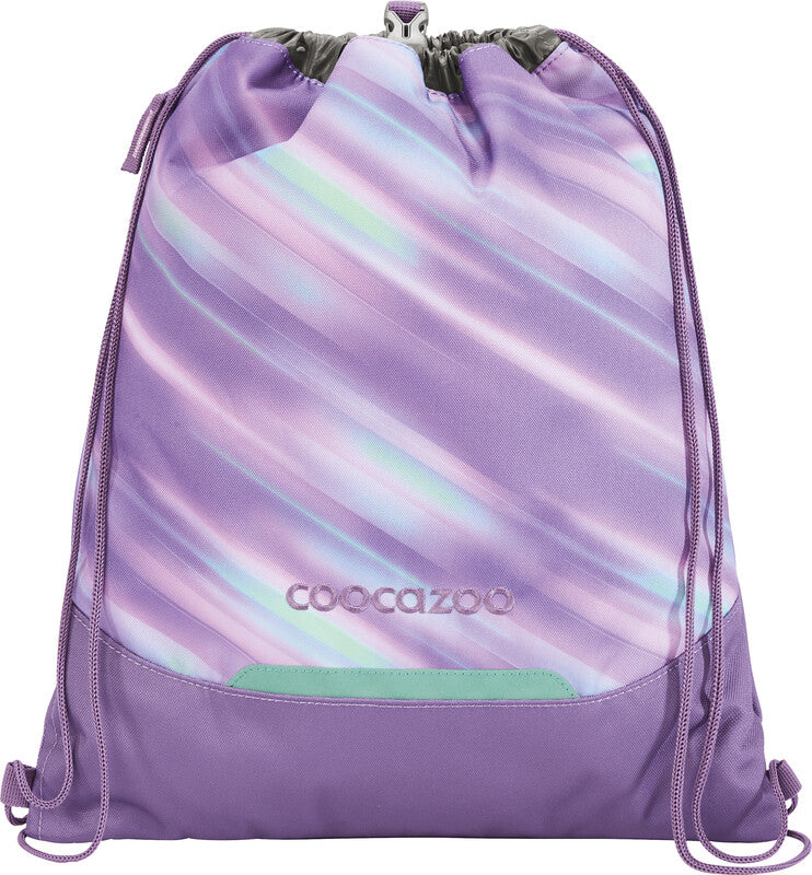 Coocazoo Sportbeutel – 4,5 l, Motiv Arctic Lights, wasserabweisend, 34 × 43 cm