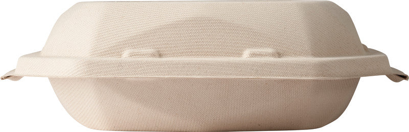 Duni Octabagasse Take-away-Box Bagasse – 900 ml, 183 × 183 × 60 mm, braun, 50 Stück