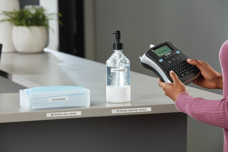 DYMO LabelManager 210D+ – Beschriftungsgerät für D1-Bänder bis 12 mm, Grafikdisplay