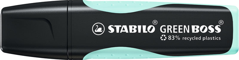 STABILO BOSS Textmarker Pastelltürkis – Keilspitze, 2–5 mm, nachfüllbar