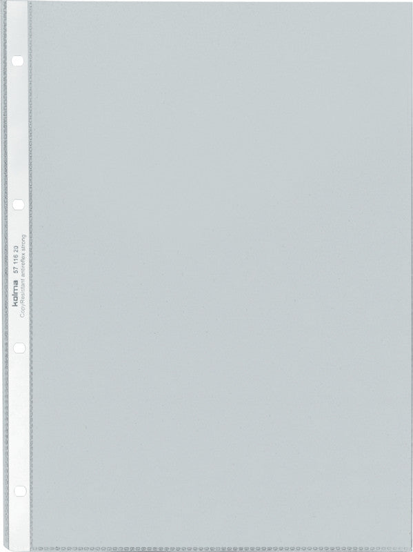 Kolma Sichtmappe A4 – Transparent, Kunststoff, 100 µm, Blendfrei, 100er-Pack, 100% Rezyklierbar