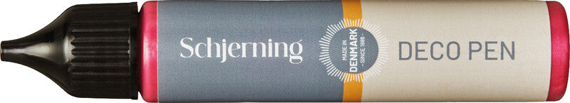 Schjerning Pearl Pen – dunkelrot Perleffekt, 28 ml