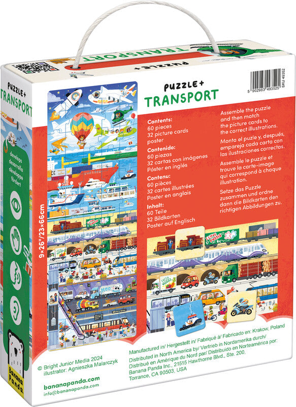 Banana panda Transport – Logikspiel, 1 Spieler, ab 4 Jahren