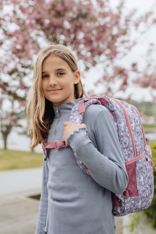 Beckmann Junior Sport Rucksack – Pink Quilt – aus recycelten Materialien
