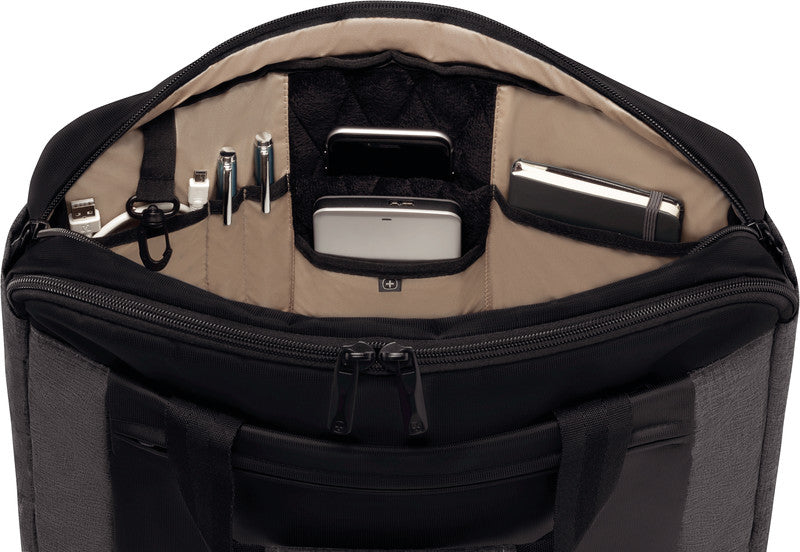 Wenger/SwissGear Wenger Underground Notebook-Tasche – für Notebooks bis 16", 9 l, wasserabweisend, Polyester, schwarz