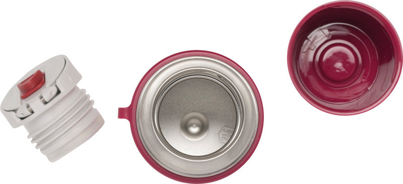 Beckmann Trinkflasche – 4 dl – Edelstahl, isoliert, Schraubverschluss – Berry