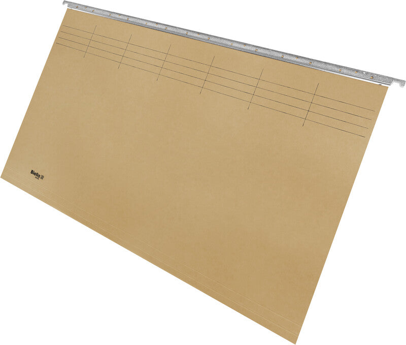 Biella Hängeordner für A3 – Karton, Olivgrün, 440 × 340 mm, mit Vordruck