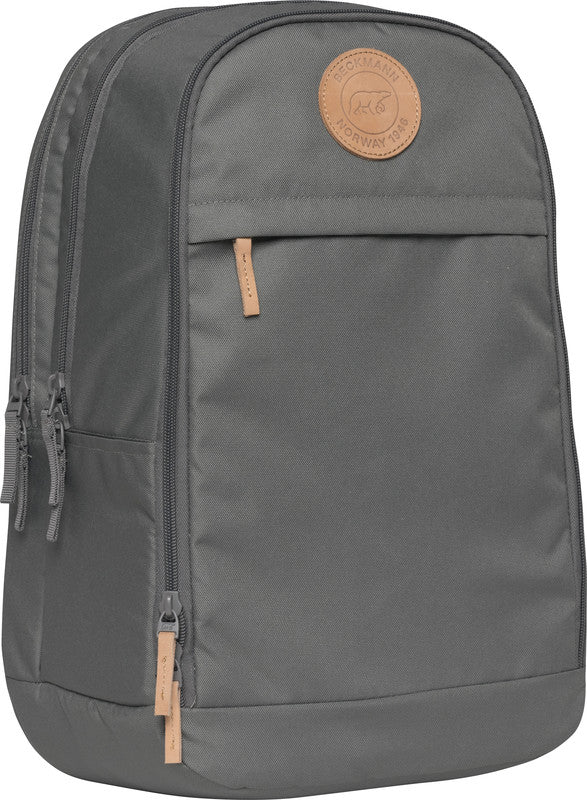 Beckmann Schulrucksack – Urban – Foggy Green – Blau – 30,0×48,0×22,0 cm – Recycelte Materialien