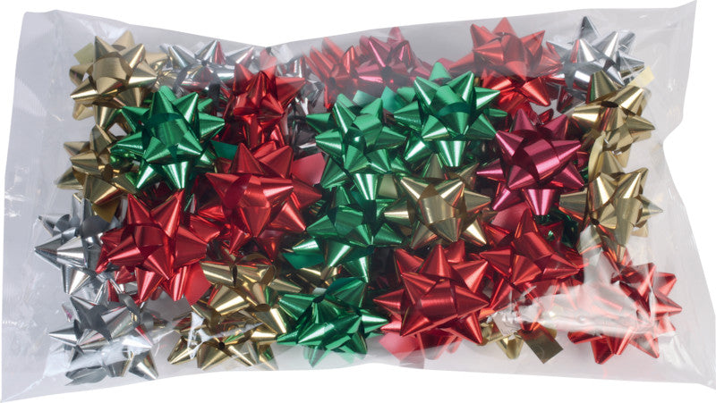 Präsent Geschenketiketten Maschen – Weihnachten – 40 Etiketten – Kunststoff – Ø 75 mm