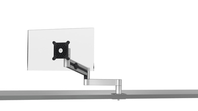 Durable Monitorarm, 1 Monitor, Tischdurchführung, bis 27", VESA 75 × 75/100 × 100 mm, 8 kg, silber