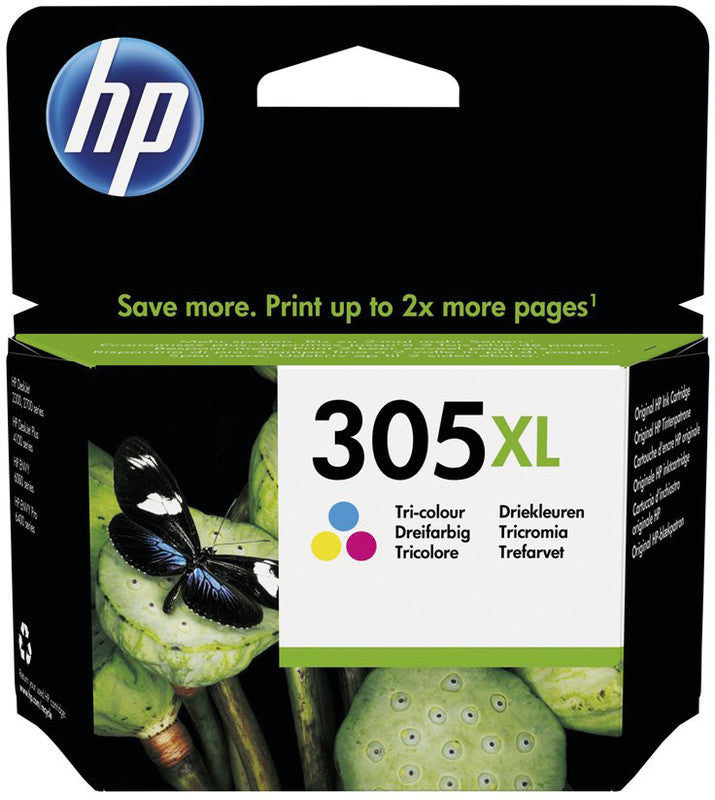 HP Tintenpatrone 305XL, XL, 200 Seiten – für Tintenstrahldrucker und Multifunktionsgeräte