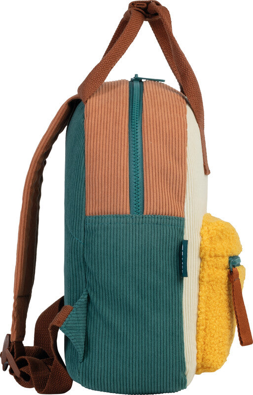 Glühwürmchen Kindergartenrucksack Elena – 7 l, mit Namensschild, Polyester – Gelb/Braun, 240 × 300 × 100 mm