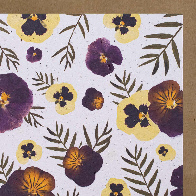 Hervorragend Grusskarte Blumen – 130 × 130 mm – mit Umschlägen, Papier, 5er Pack