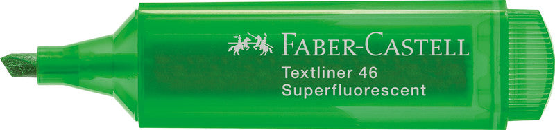 Faber-Castell Textmarker Grün – Keilspitze, 1–5 mm, nachfüllbar