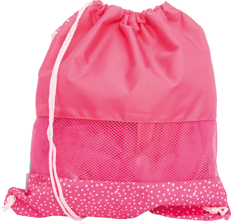 Funki Sportbeutel – 12 l, Motiv Pink Unicorn, wasserabweisend, 36 × 42 cm