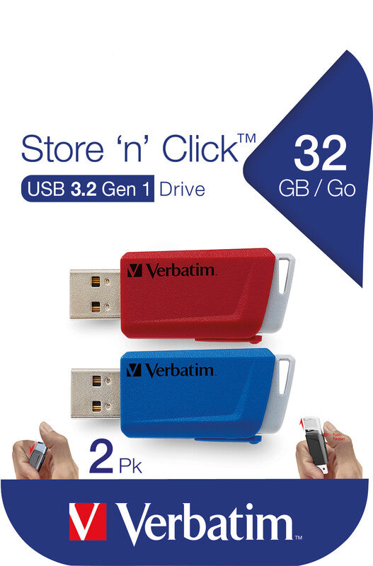 Verbatim USB-Stick – 32 GB, USB 3.2, wiederbeschreibbar