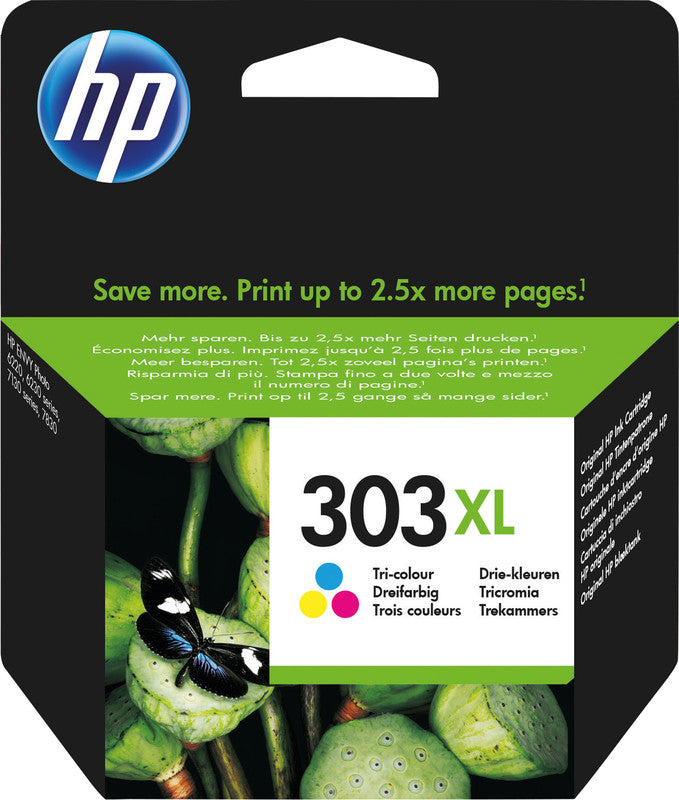 HP Tintenpatrone 303XL, Farbe, XL, 415 Seiten