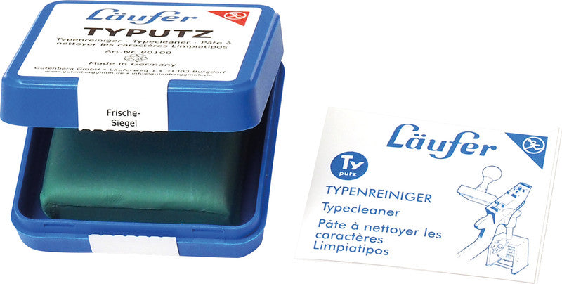 Laufer Läufer Typenreiniger Typutz, Kunststoff, Blau