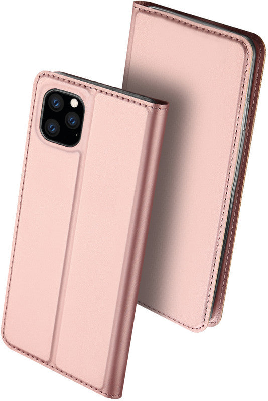 Dux Ducis Booklet-Hülle Skin Pro – für Apple iPhone 11 Pro Max – Roségold – mit Kartenfach, Magnetverschluss