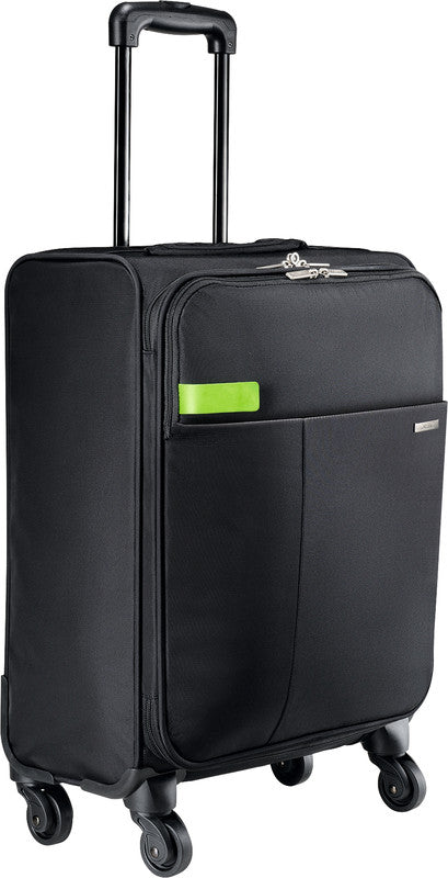 Leitz Trolley Handgepäck – 32 l, für Notebooks bis 15,6", Weichschale, 4 Rollen, schwarz, 38 × 55 × 22,5 cm