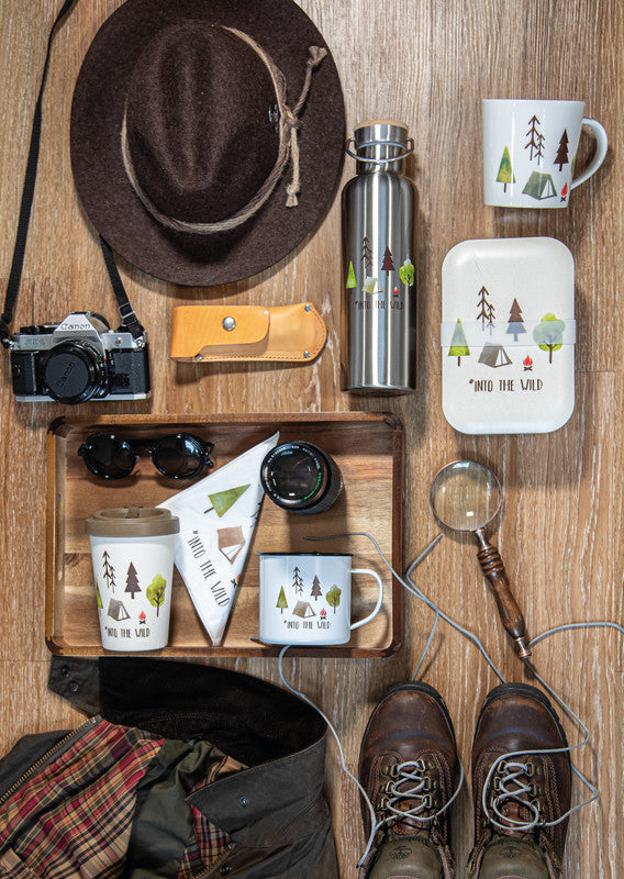 Ppd Trinkflasche – 7,5 dl – Edelstahl, isoliert, Schraubverschluss, auslaufsicher – Sayings Into The Wild