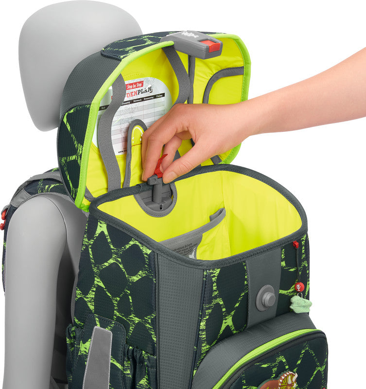 Step by Step Schulrucksack-Set Cloud – 5-teilig – Dino Tres – Recycelte Materialien