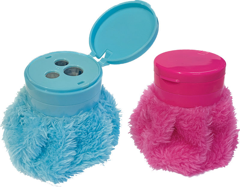 ARDA Spitzer – manuell, 2-Loch, mit Behälter, für Ø 7,8, 8 und 11 mm, Stoff, Plüsch, assortiert, Tenks