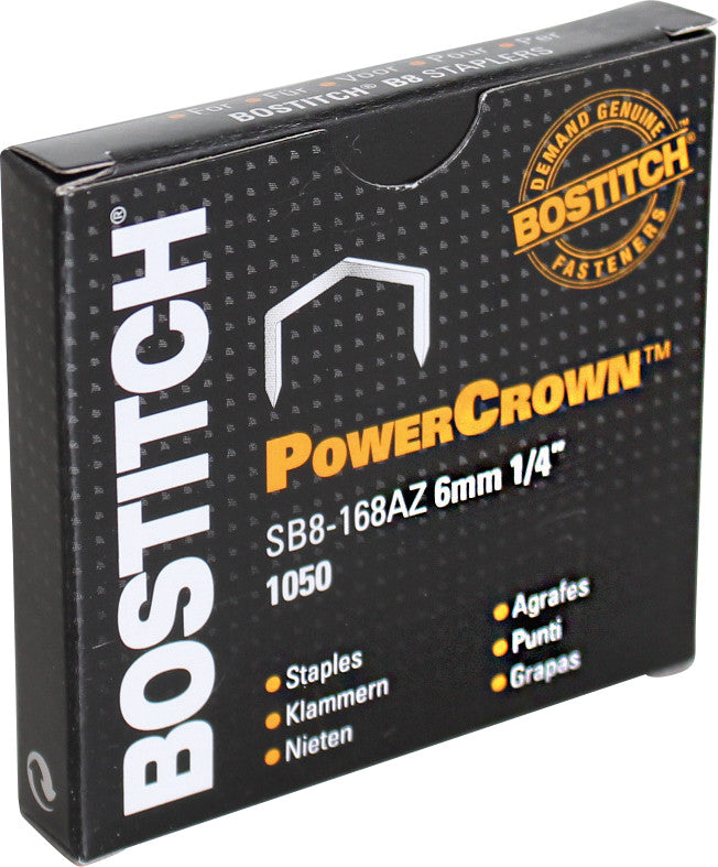 Bostitch Heftklammern – 6 mm – Metall, silber – 1050 Stk.