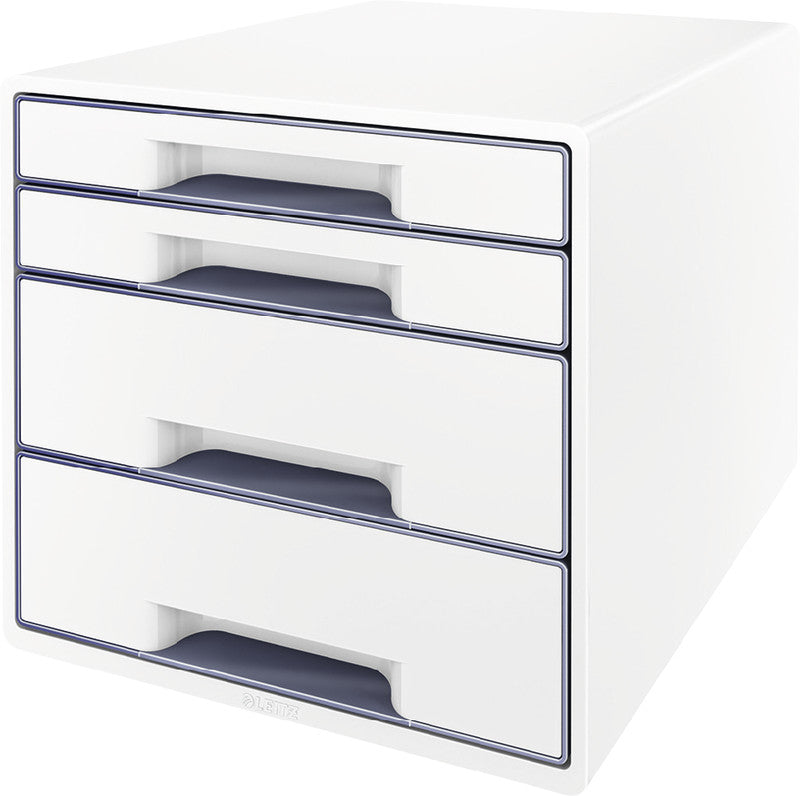 Leitz WOW Cube Aufbewahrungsbox – weiss, Kunststoff (PS)