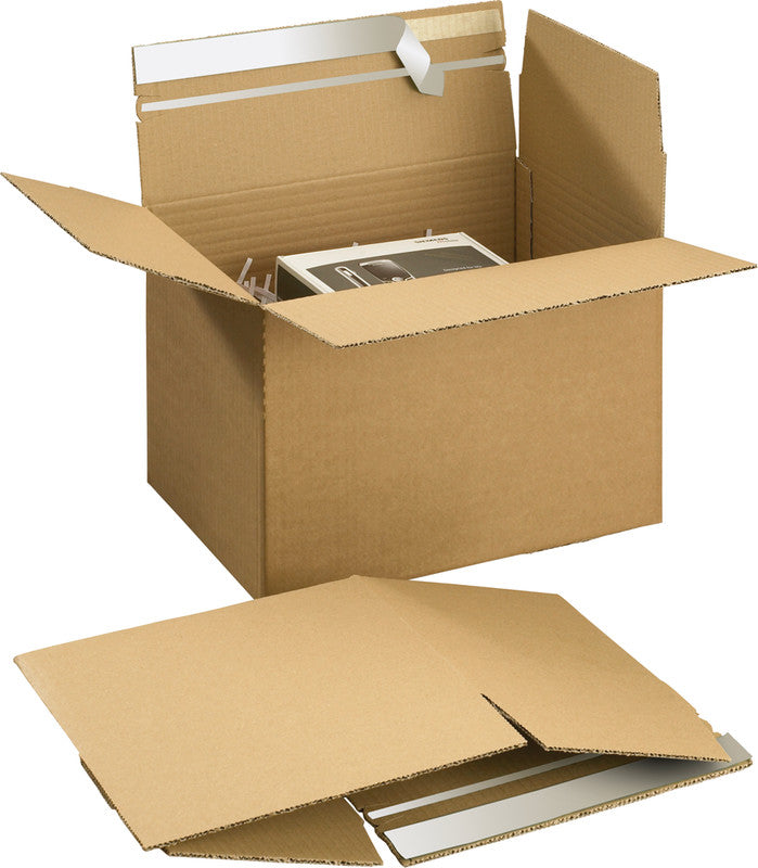 Elco Fix-Aufrichtekarton, braun – 310 × 222 × 140-224 mm