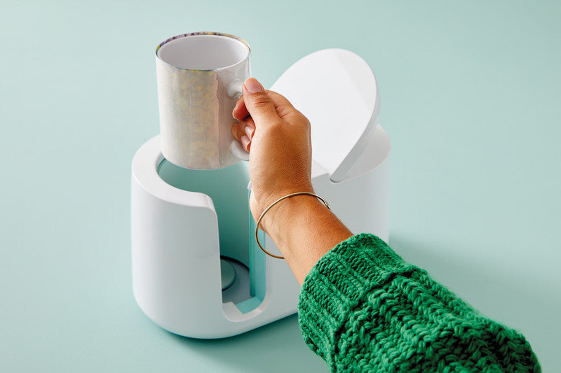 Cricut Tasse – 0,35 l, Keramik, weiss, sublimationsfähig, spülmaschinenfest, für Cricut Mug Press