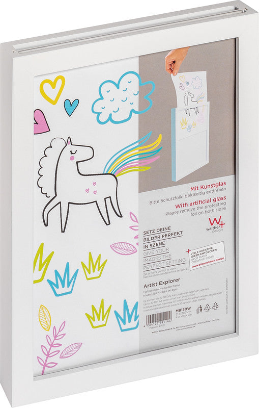 Walther Bilderrahmen, Tanne, Weiss, 23 × 30,6 cm – eco:plus
