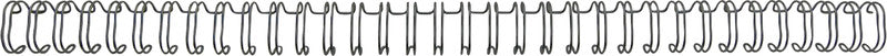 GBC Bindedisc-Ringe – für A4 – Ø 8 mm, schwarz, Draht – 100 Stk.