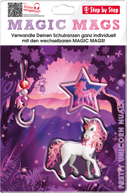 Step by Step Magic Mags Zubehörset – 3-teilig – Pretty Unicorn Nuala – für Cloud, Space, 2in1 Plus und andere