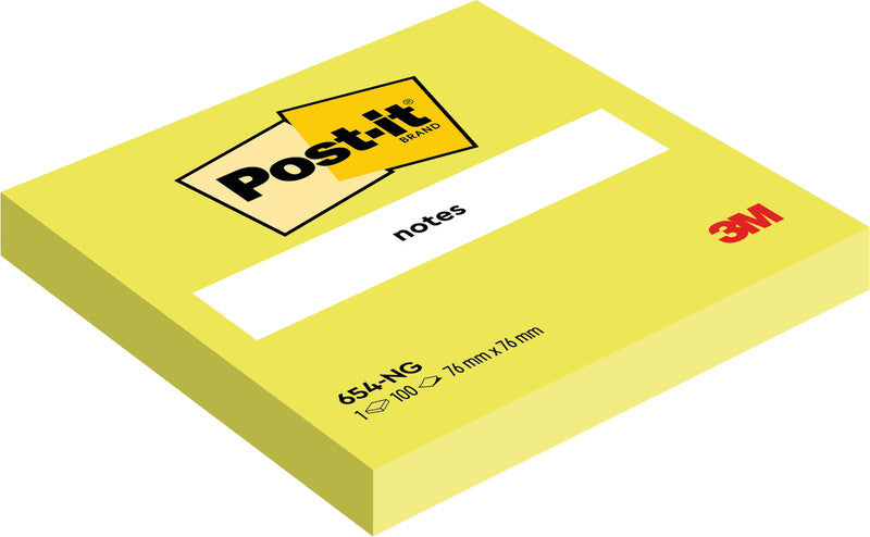3M Haftnotizen – 76×76 mm – Neongrün, 100 Blatt, PEFC