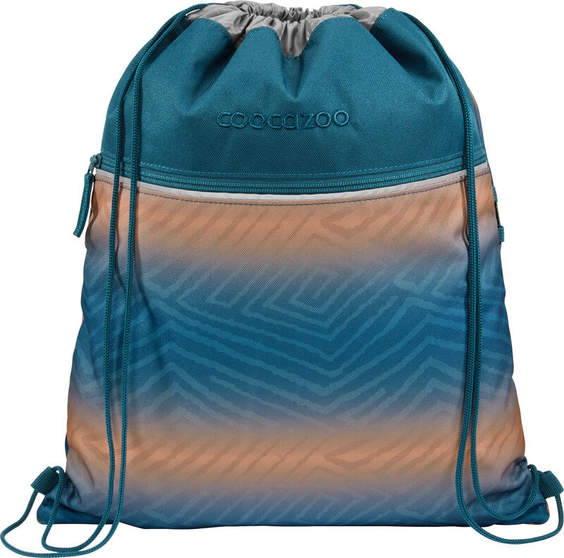 Coocazoo Sportbeutel – 10 l, Motiv Pacific Tribes, wasserabweisend, 34 × 43 cm