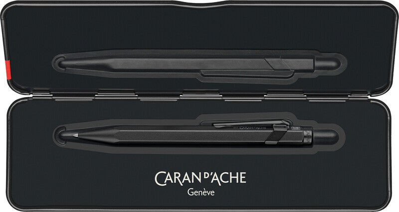 Caran d-Ache Kugelschreiber – Schwarz, Aluminium