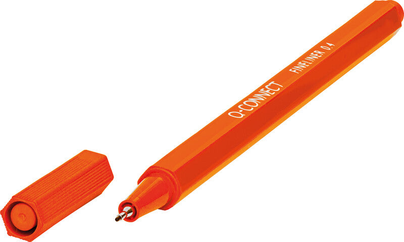 Q-connect Fineliner – 8er-Set, 0,4 mm – 8 Farben, sortiert