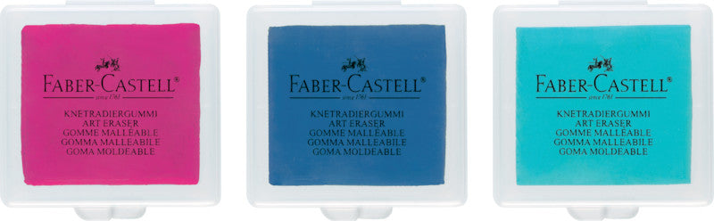 Faber-Castell Radierer – für Kreide, Kohle – 38 × 8 × 35 mm – Kunststoff – sortiert