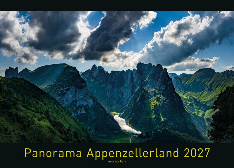 Appenzeller verlag Bildkalender Panorama 2027 – 70 × 50 cm – d – Spiralbindung, mit Aufhänger