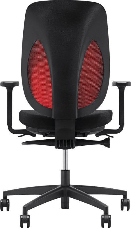 Giroflex Bürostuhl 353 – Sitzhöhe 39 - 51 cm, 110 kg, Schwarz